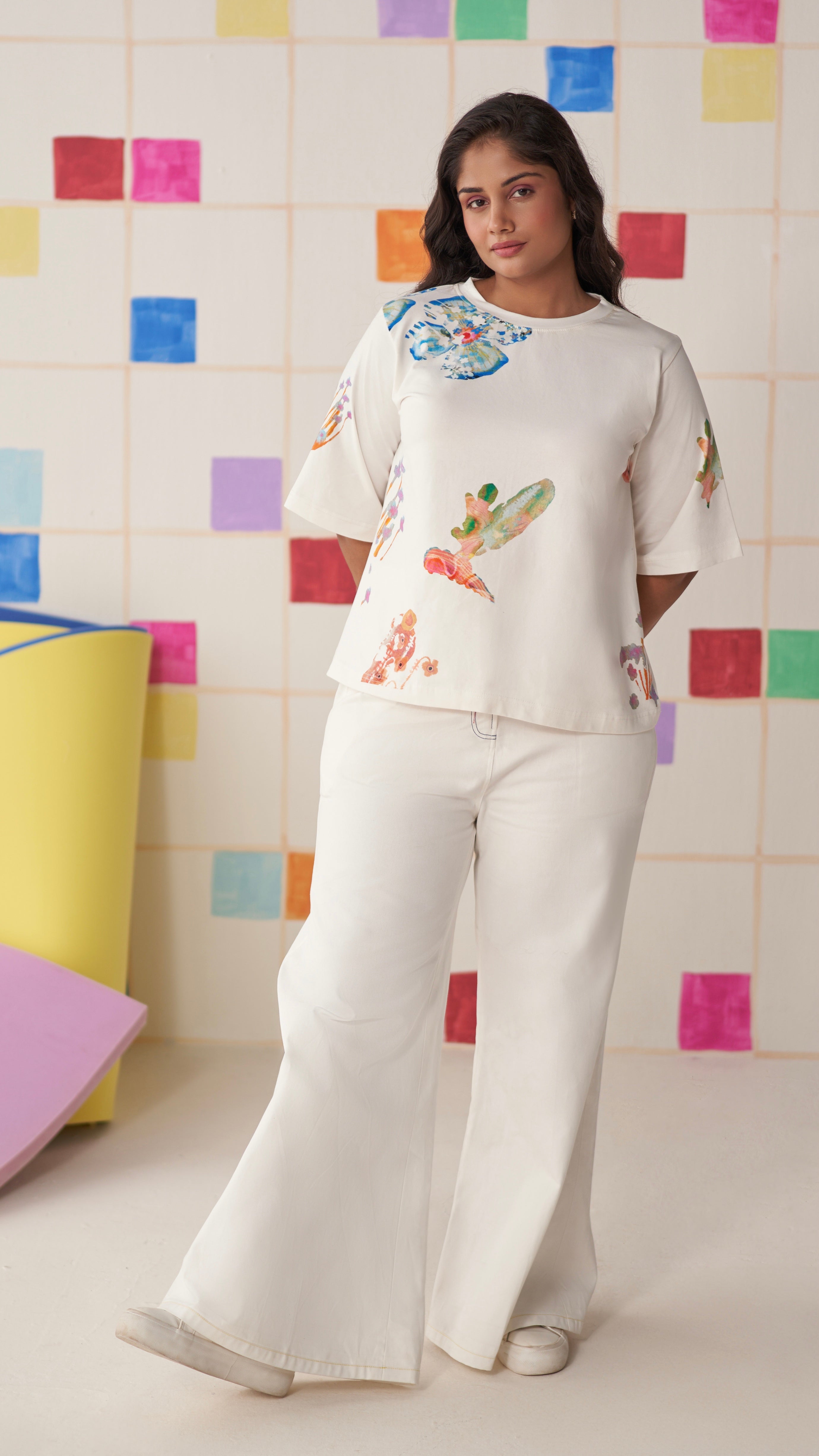 Coral Bloom Co-ord Set