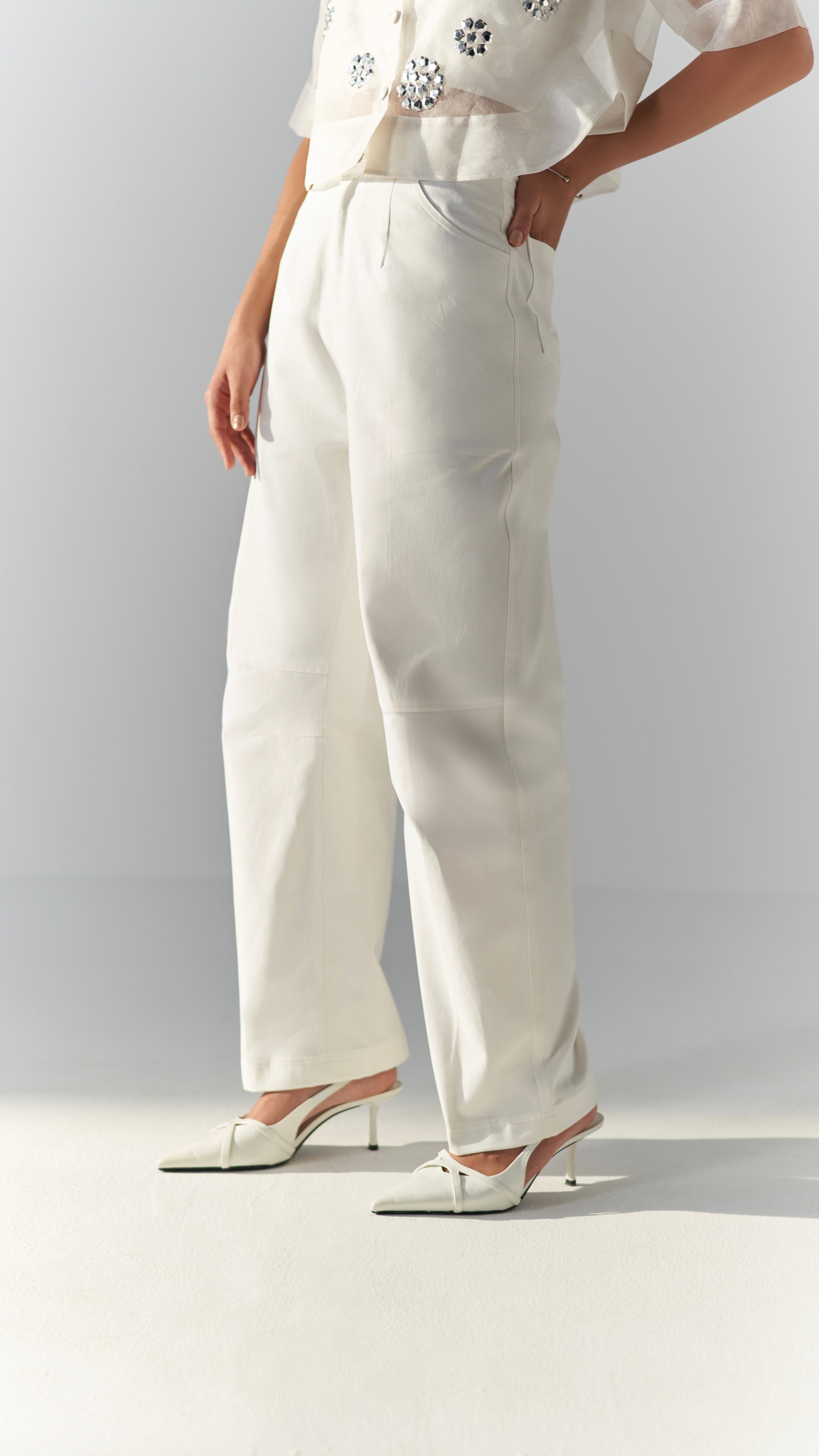 Opal Bloom Denim Pants