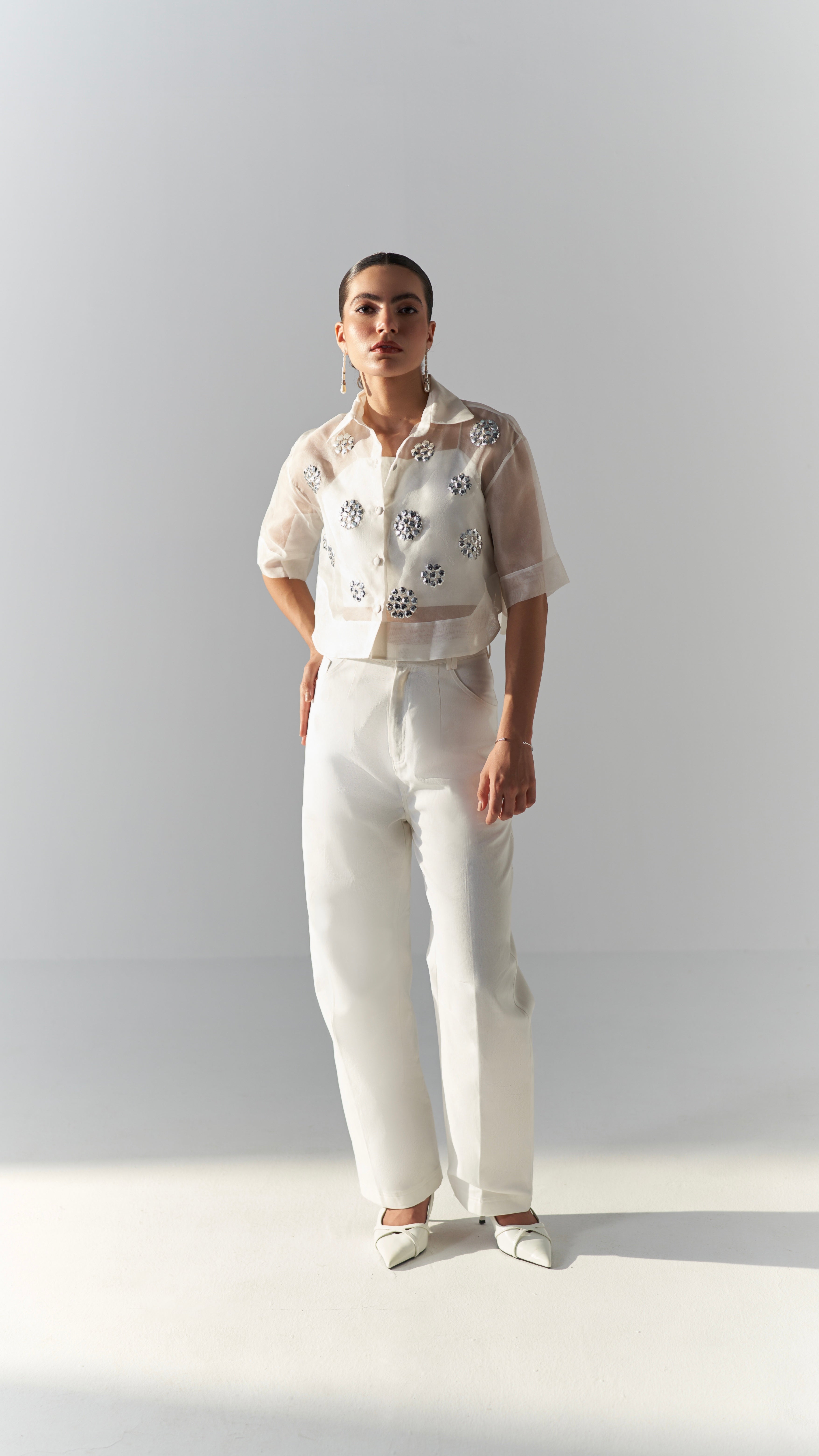 Opal Bloom Denim Pants