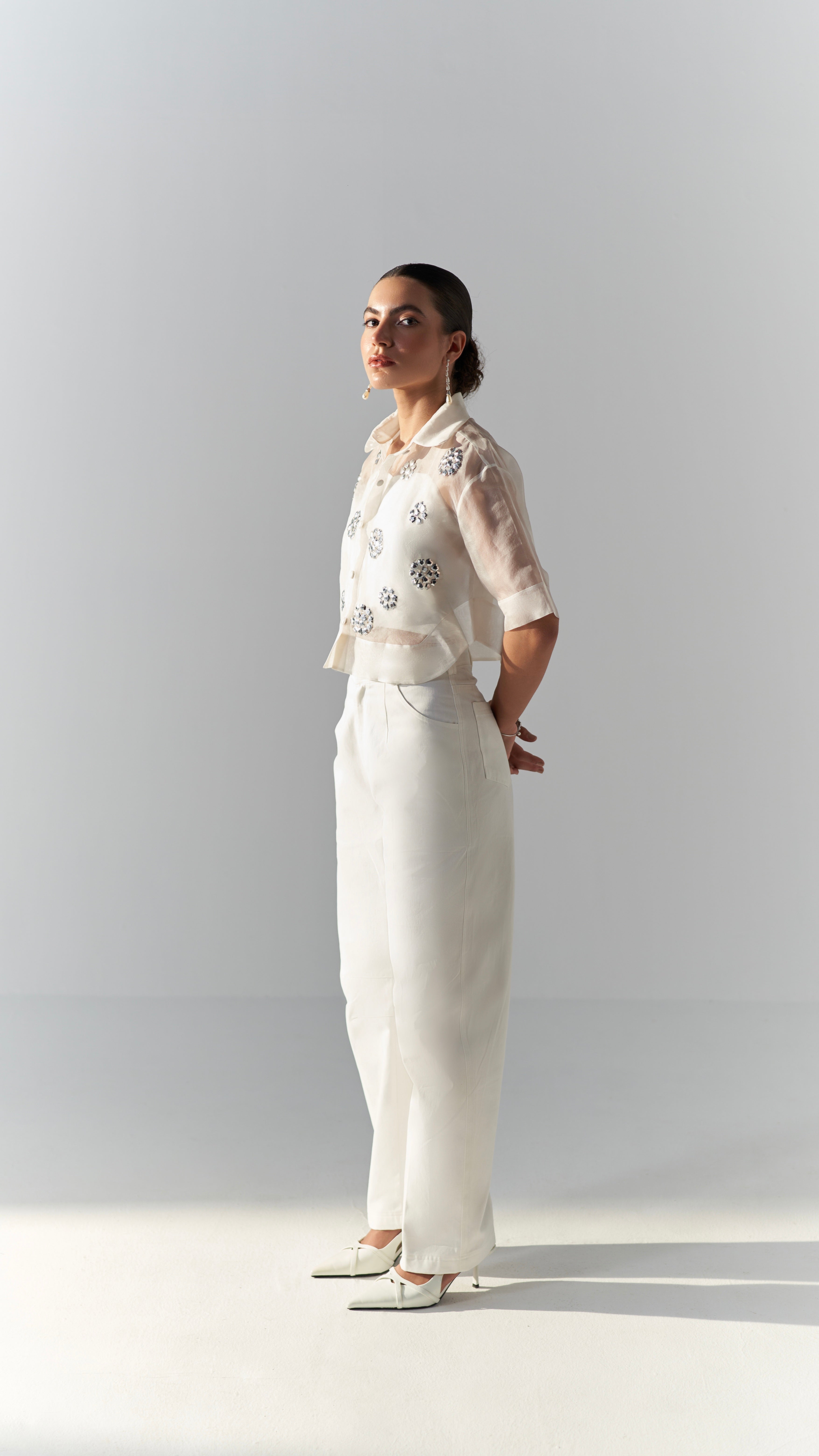 Opal Bloom Denim Pants