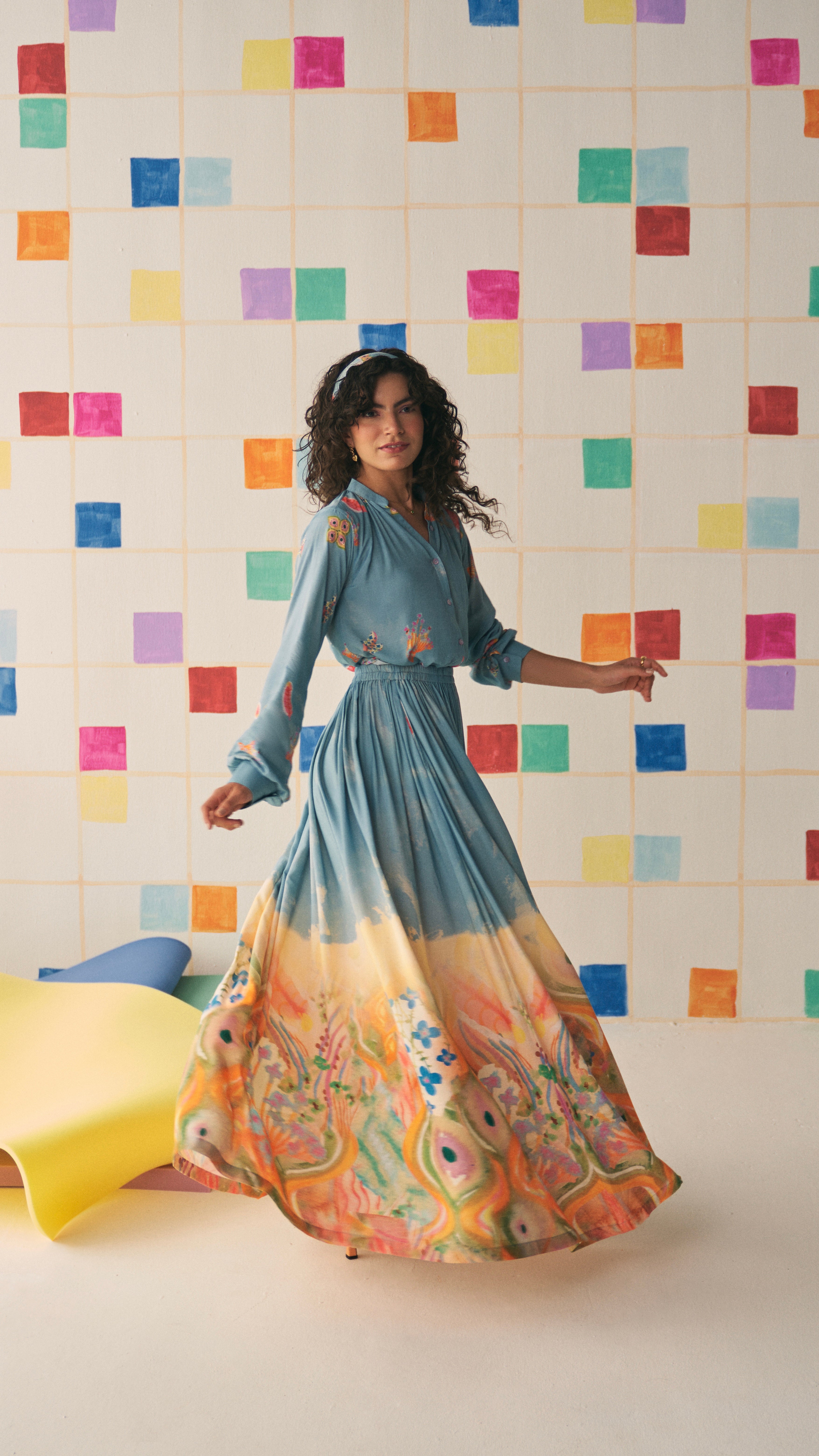 Flora Drift Skirt Set