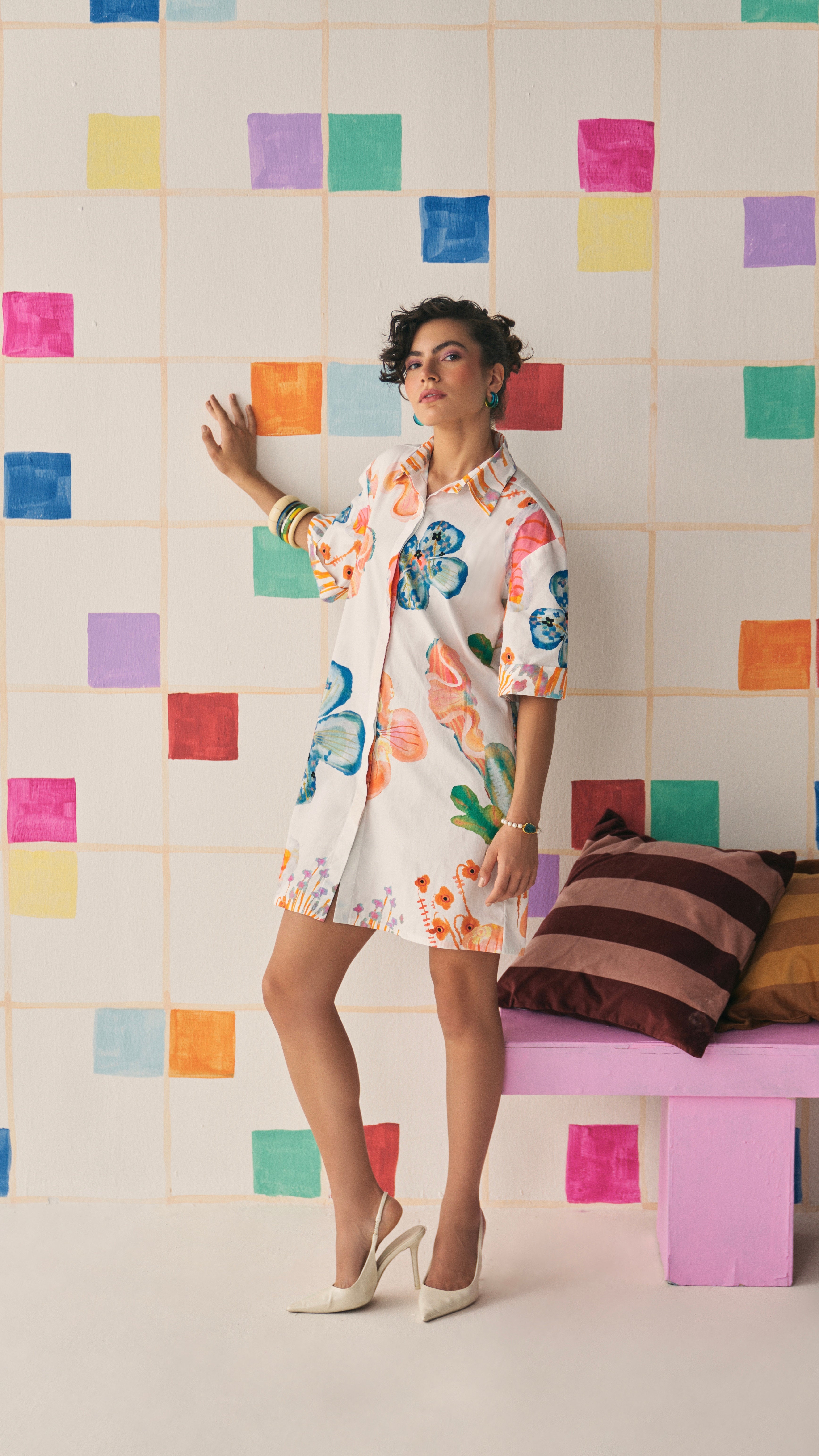 Soleil Bloom Shirt Dress