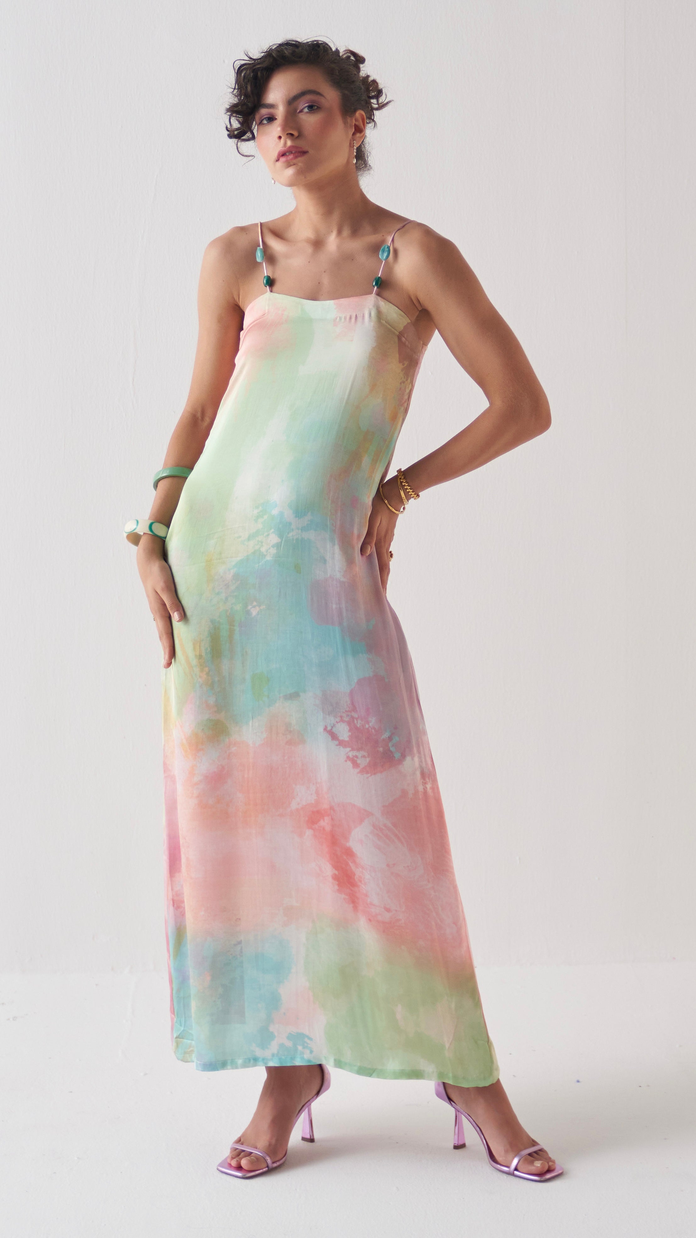 Aurora Haze Slip Dress