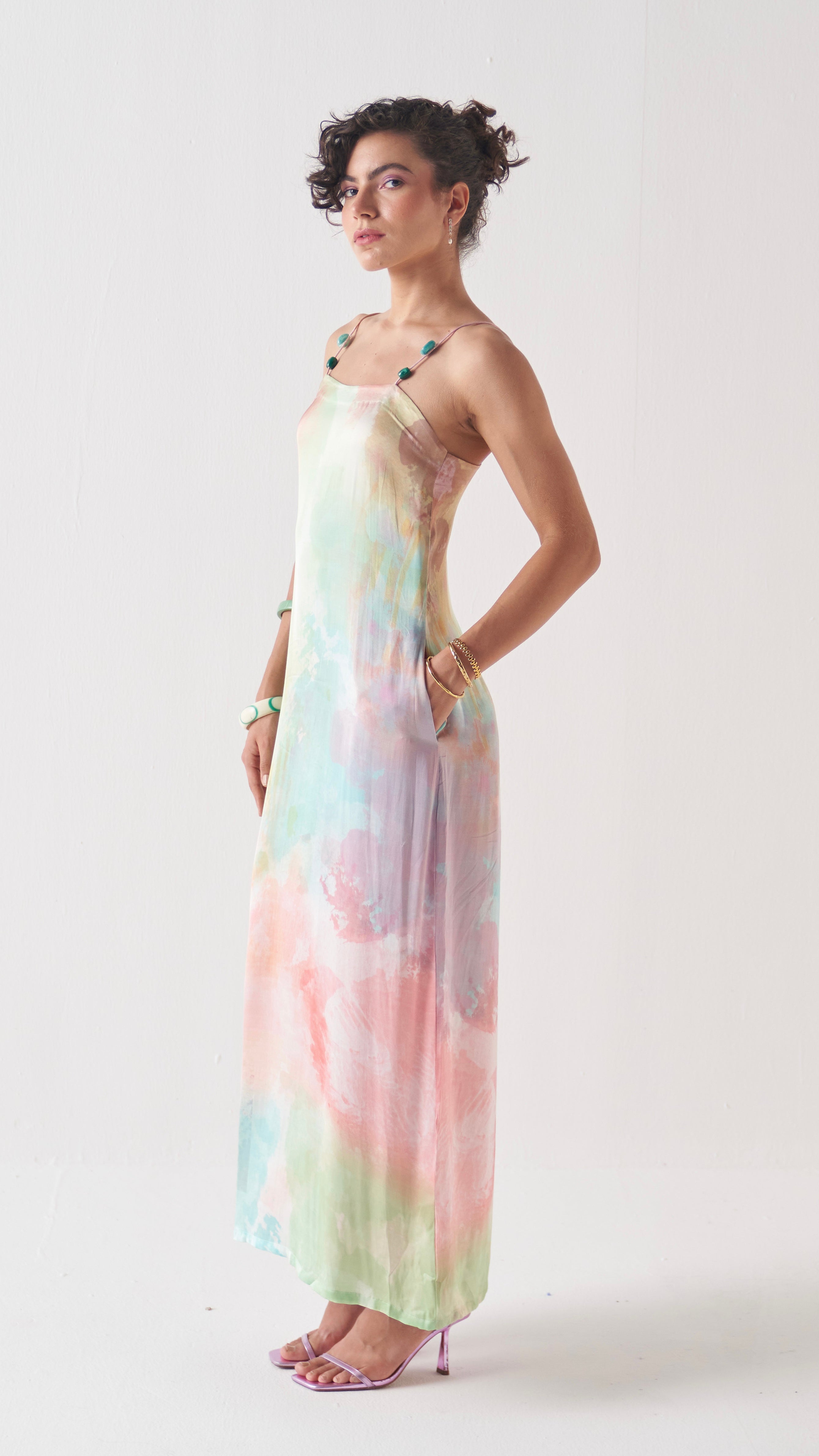 Aurora Haze Slip Dress